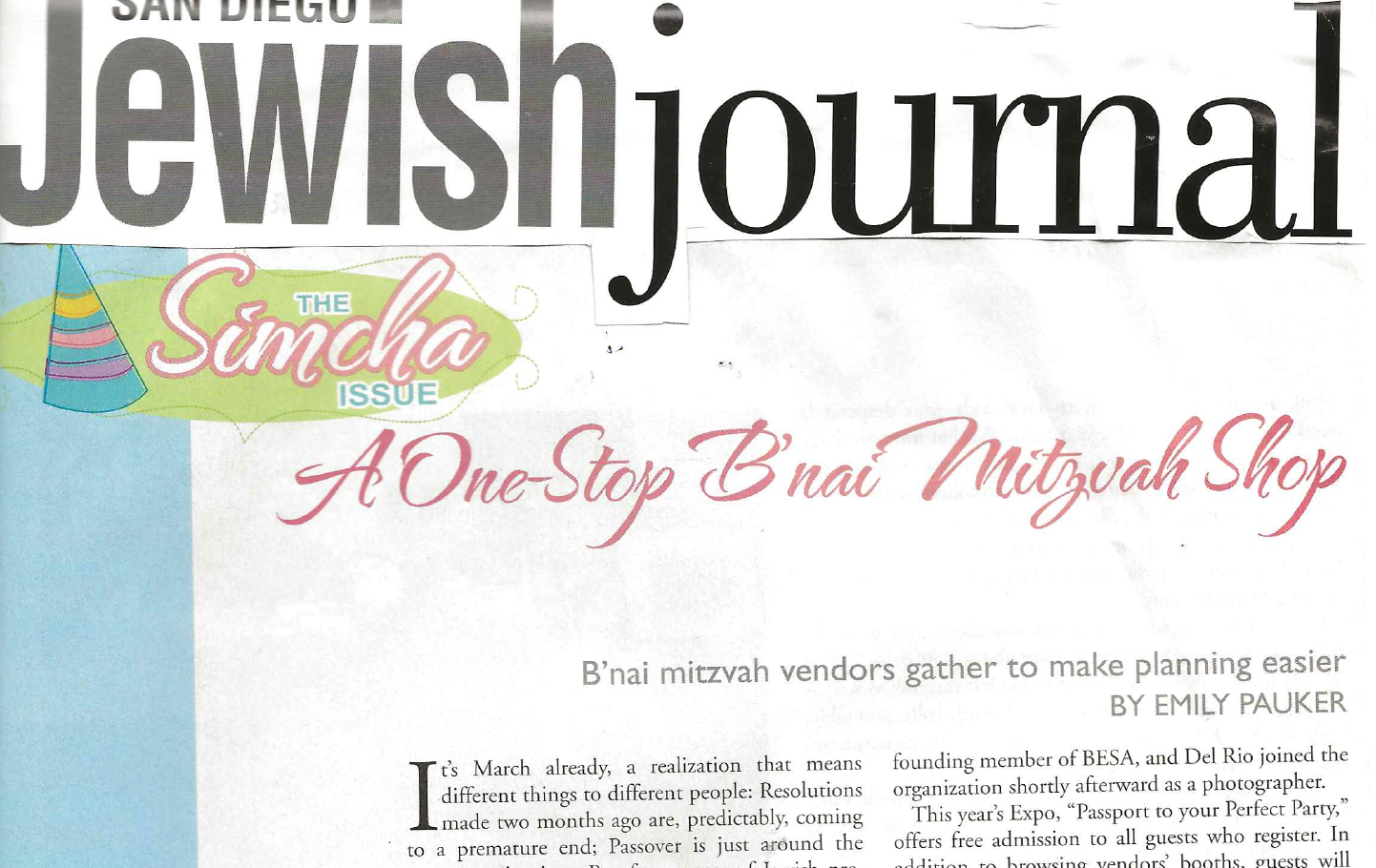 Ad SD Jewish Journal BESA One Stop Shop PDF