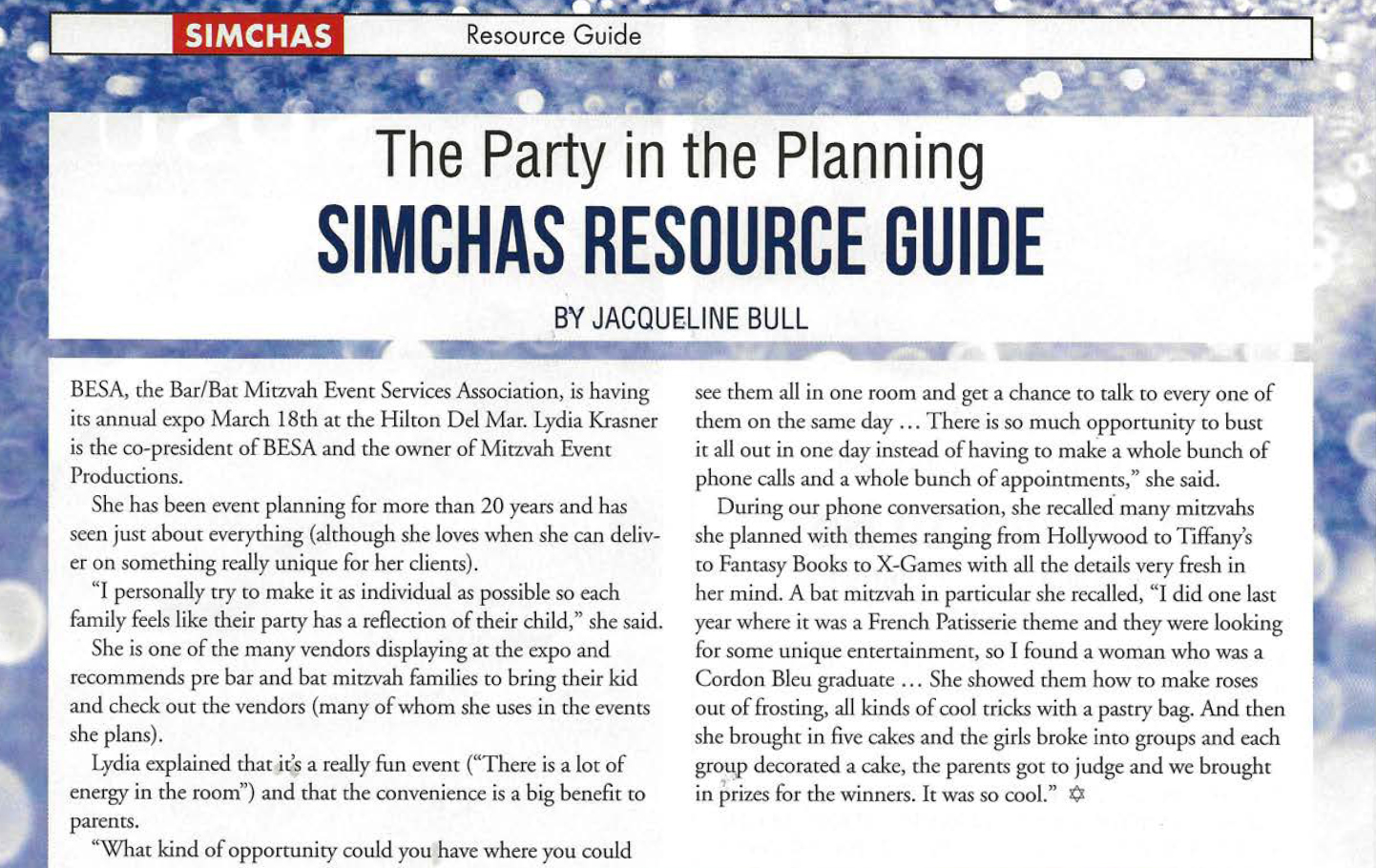 Ad SD Jewish Journal Simchas Resource Guide 2018 PDF