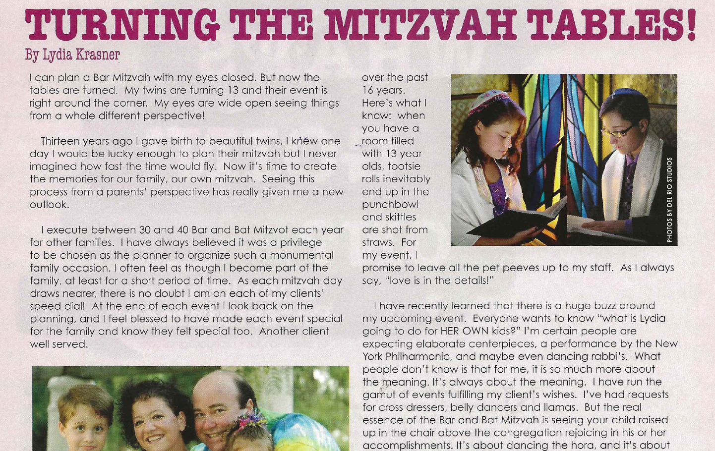 Ad SD Jewish Journal - Turning The Mitzvah Tables Lydia PDF